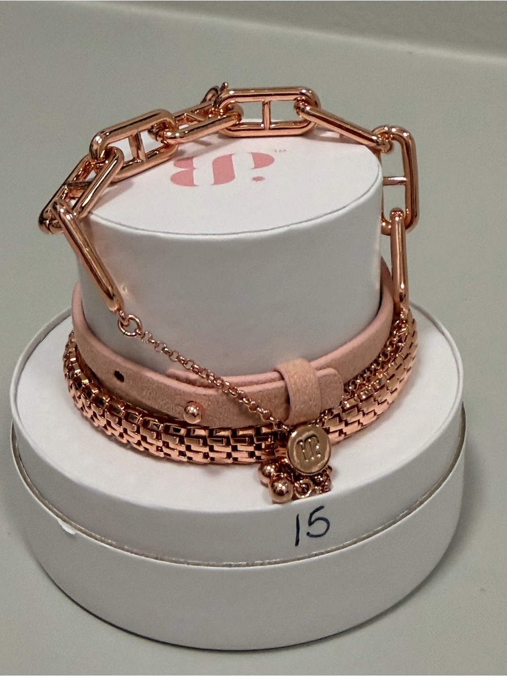 Bomb Party NWT! Rose Gold Bracelet Set - New York Skyline - Picture 2 of 5